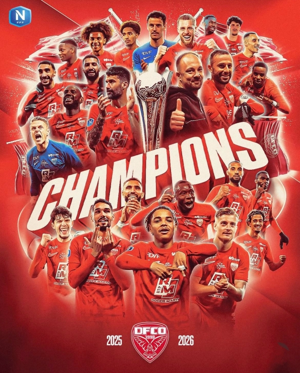 Dijon - Réception en l’honneur du DFCO samedi, champion de National, à l’Hôtel de Ville