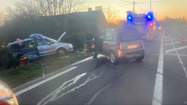 Liernais - Accident mortel sur la RD 906 : une victime, quatre blessés