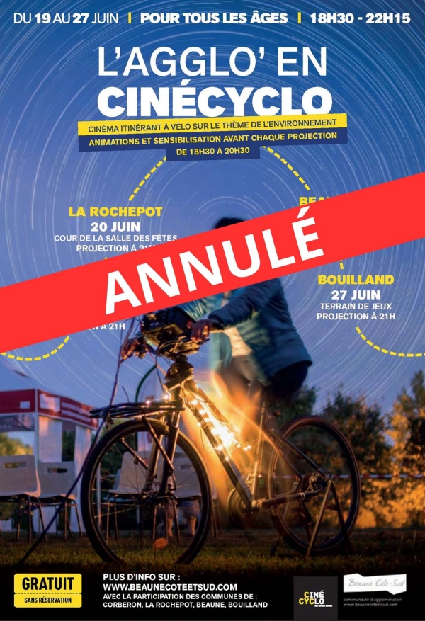 Beaune Côte & Sud- Canicule : toutes les séances de Cinécyclo finalement annulées