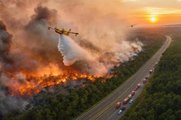 Incendie du massif de Fontainebleau - Le SSPVF exprime sa profonde consternation et refuse tout amalgame »