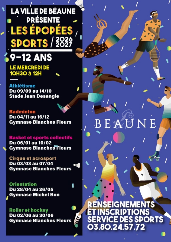 Beaune - Les Épopées Sports font leur rentrée avec six disciplines à découvrir pour les 9-12 ans