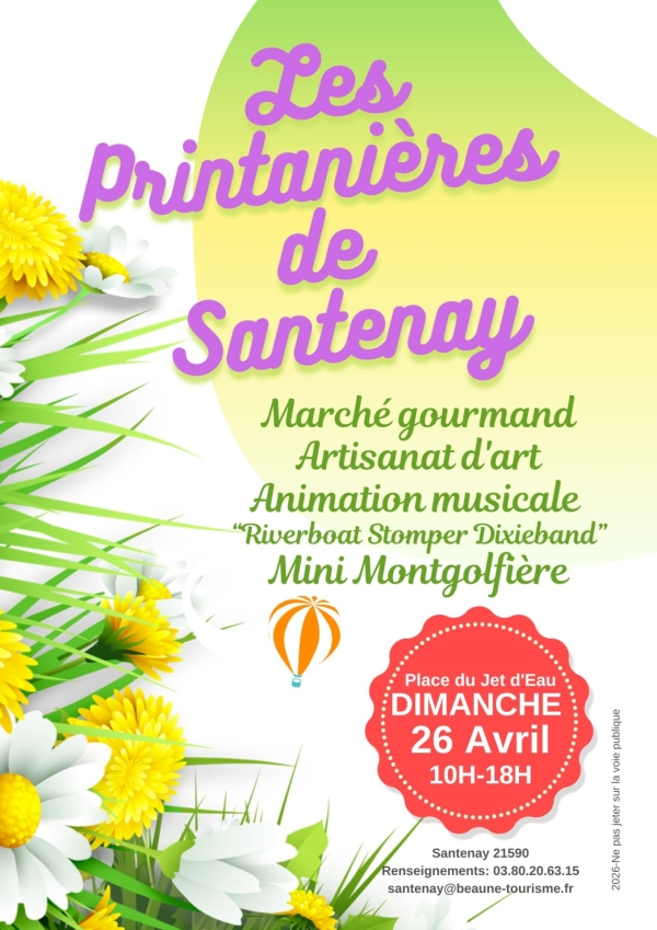 Les Printanières de Santenay : artisanat, saveurs et ambiance festive au cœur du village ce dimanche