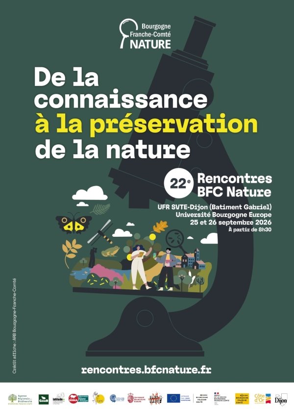 Biodiversité - Les inscriptions sont ouvertes pour les Rencontres BFC Nature 2026 « De la connaissance à la préservation de la nature »
