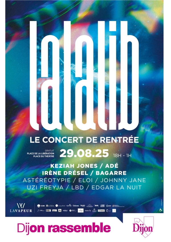 Dijon – Lalalib : 21 ans de fête musicale pour le concert de rentrée le vendredi 29 août