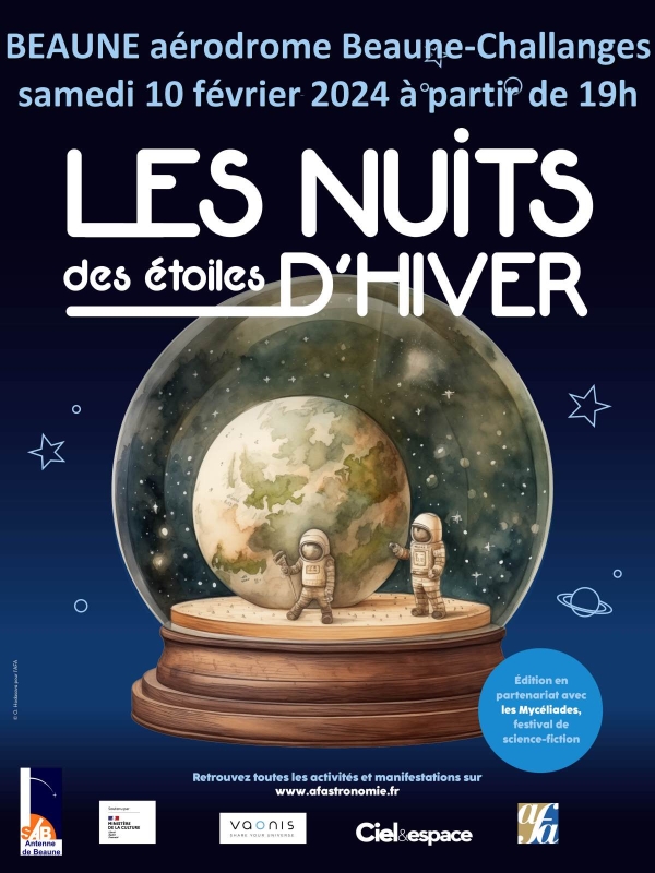 Beaune se plonge dans l'univers des "Étoiles d'Hiver" avec la Société Astronomique de Bourgogne le samedi 10 février, dès 19 h