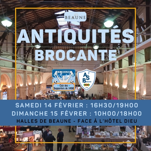 Beaune - Première brocante 2026 ce week-end pour les supporters de l’AS Beaune