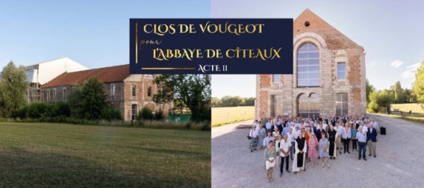 Vente et diner de charité "Clos de Vougeot pour l'Abbaye de Citeaux - Acte II"