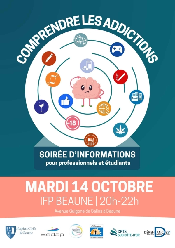 Beaune - Une soirée d’information sur les addictions ouverte aux professionnels de santé