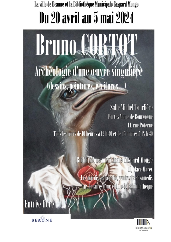 Beaune - L'art de Bruno Cortot en exposition avec « Archéologie d'une œuvre singulière » du 20 avril au 5 mai