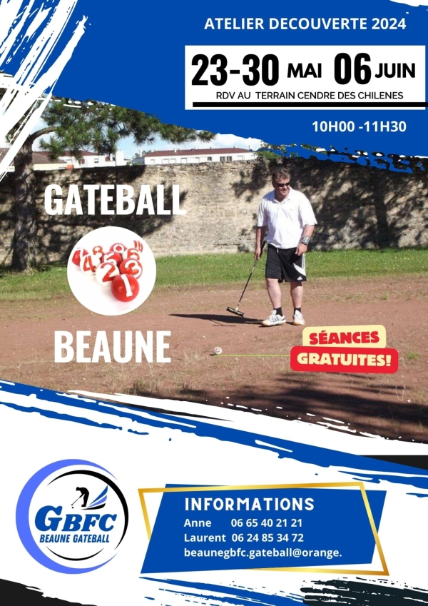 Beaune - Découvrez le Gateball grâce à des séances d'initiation gratuites