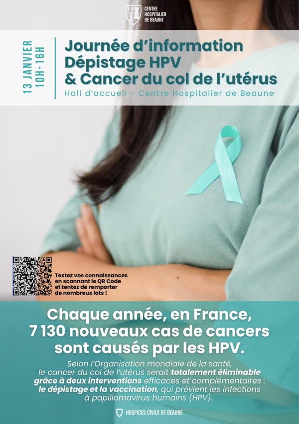 Beaune - HPV & cancer du col de l’utérus : une journée d’information au centre hospitalier