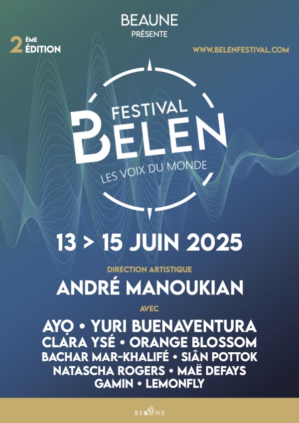 Les voix du monde résonnent à Beaune avec le Festival Belen du 13 au 15 juin