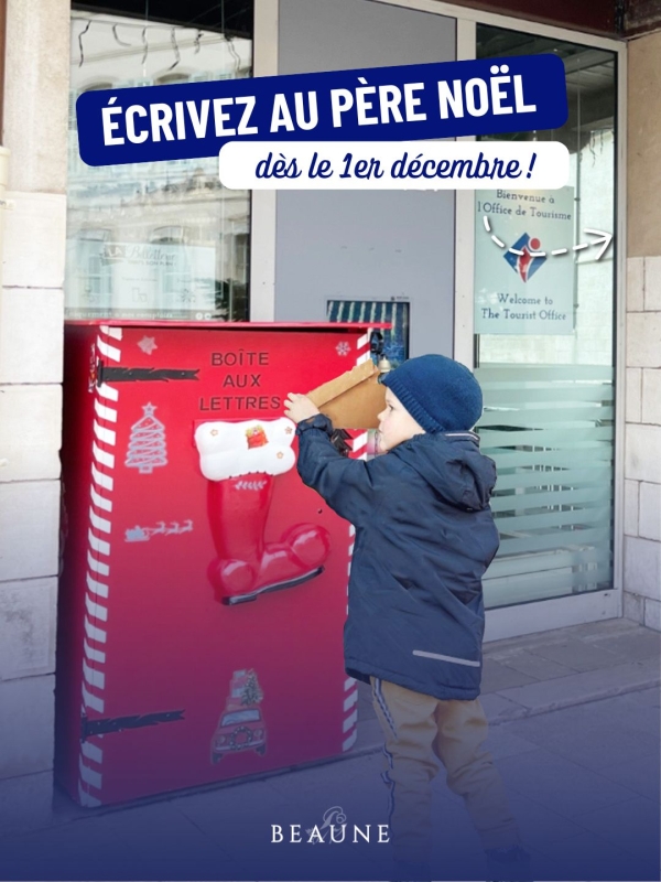 Beaune - La boîte aux lettres du Père Noël s’installe Place de la Halle