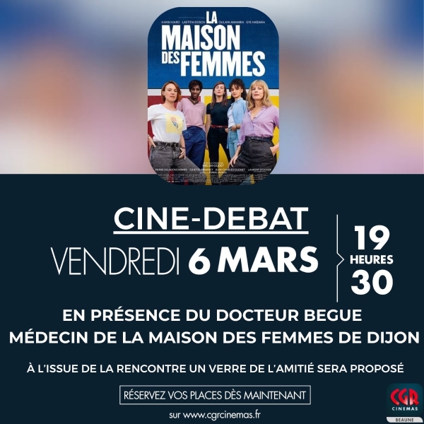 Beaune – Ciné-débat : « La Maison des femmes » à l’honneur pour la Journée internationale des droits des femmes