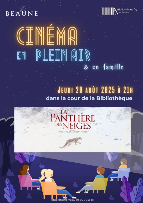 Beaune - Cinéma sous les étoiles : La Panthère des Neiges projetée place Marey le 28 août