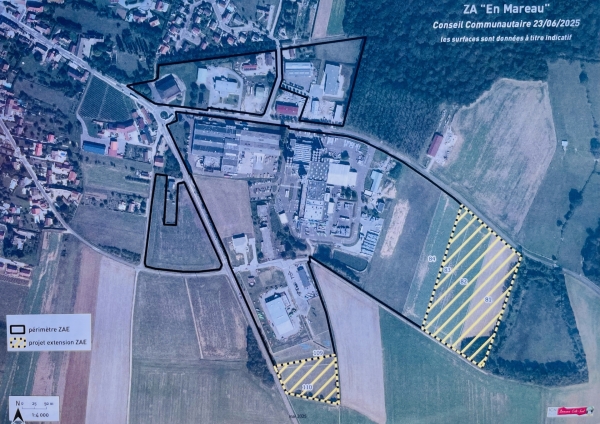 Sainte-Marie-la-Blanche - L’Agglo valide l’extension de la zone d’activités “En Mareau” pour accueillir de nouvelles entreprises