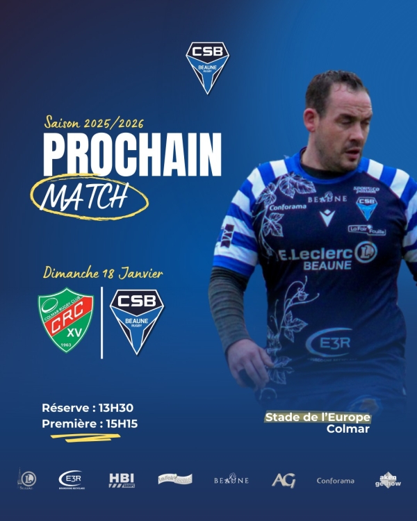 Beaune – Le CS Beaune retrouve la compétition à Colmar en Fédérale 3