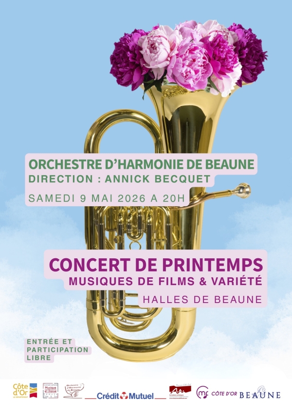 Beaune - Contes, cinéma et danse au programme du Concert de Printemps de l’Orchestre d’Harmonie samedi 9 mai