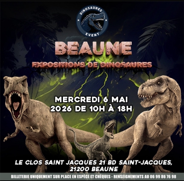 Beaune - Les dinosaures reprennent vie le temps d’une exposition immersive au Clos Saint-Jacques