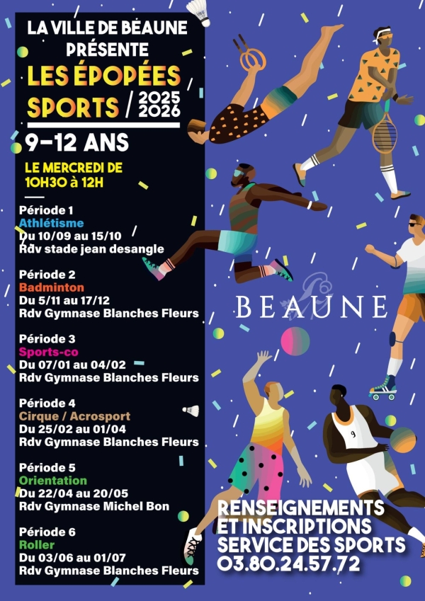La Ville de Beaune fait découvrir le sport aux jeunes avec les Épopées Sports