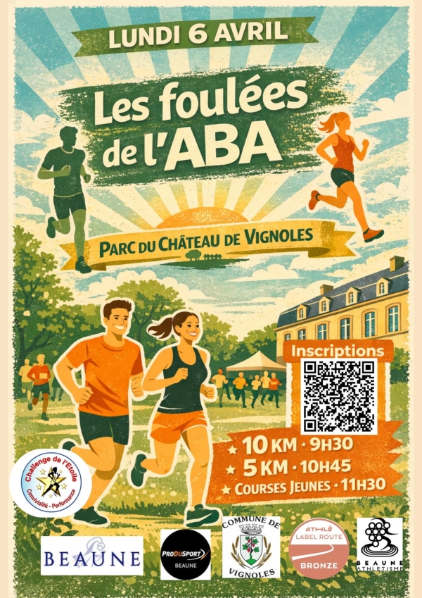 Beaune - Les Foulées de l’ABA reviennent à Vignoles le 6 avril