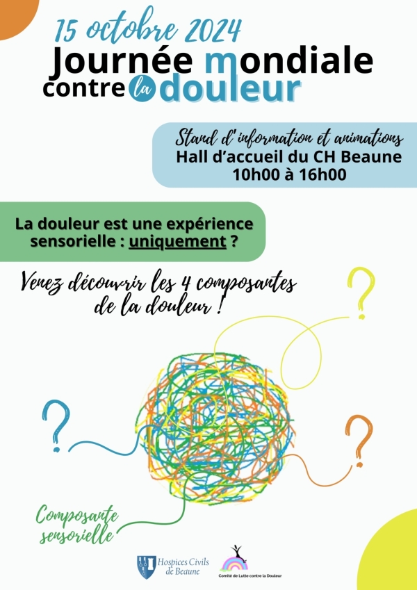 Hospices Civils de Beaune - Journée mondiale contre la douleur et la prise en charge de la souffrance