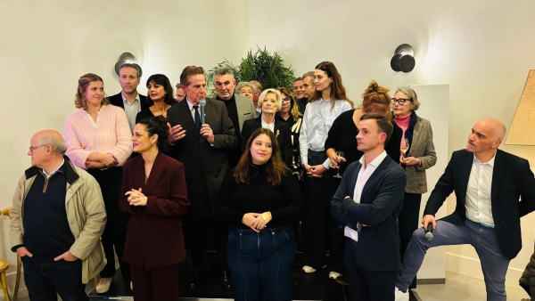 Municipales 2026 à Beaune - Inauguration du local de campagne de la liste d'Alain Suguenot « Beaune à vivre » ce vendredi soir