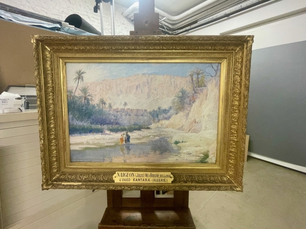 Musée des Beaux-Arts de Beaune – Série « Trésors cachés » : la lumière de l’Algérie avec « L’Oued Kantara », un Orient flamboyant signé Félix-Jules Naigeon