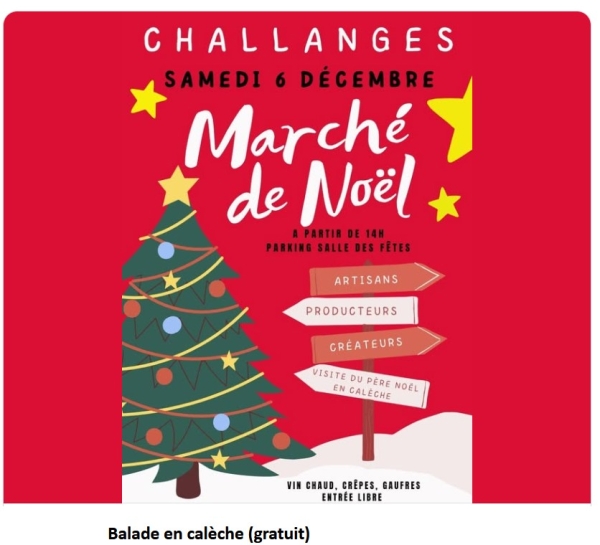 Beaune - Un marché de Noël convivial le 6 décembre avec le comité des Fêtes de Challanges