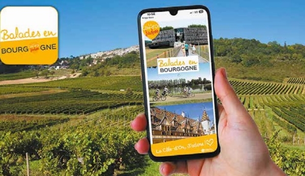 Le Pays Beaunois à l’honneur dans l’application “Balades en Bourgogne”