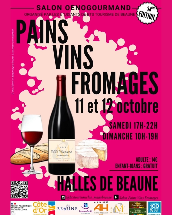 Salon Pains, Vins & Fromages - Un week-end gourmand sous les Halles de Beaune