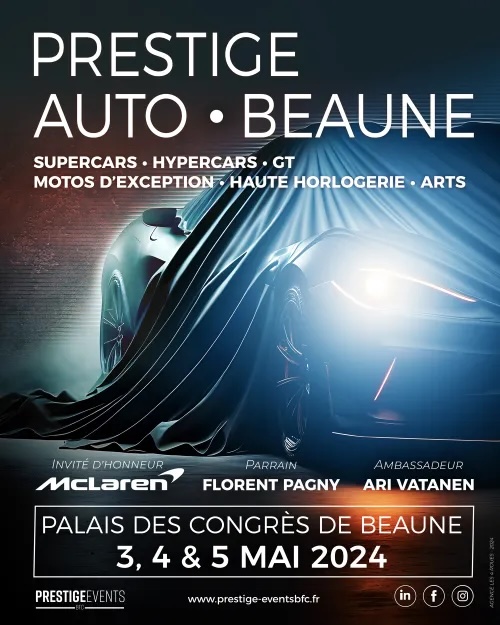 Beaune - 3e édition du Salon Prestige Auto du 3 au 5 mai : un rendez-vous luxueux