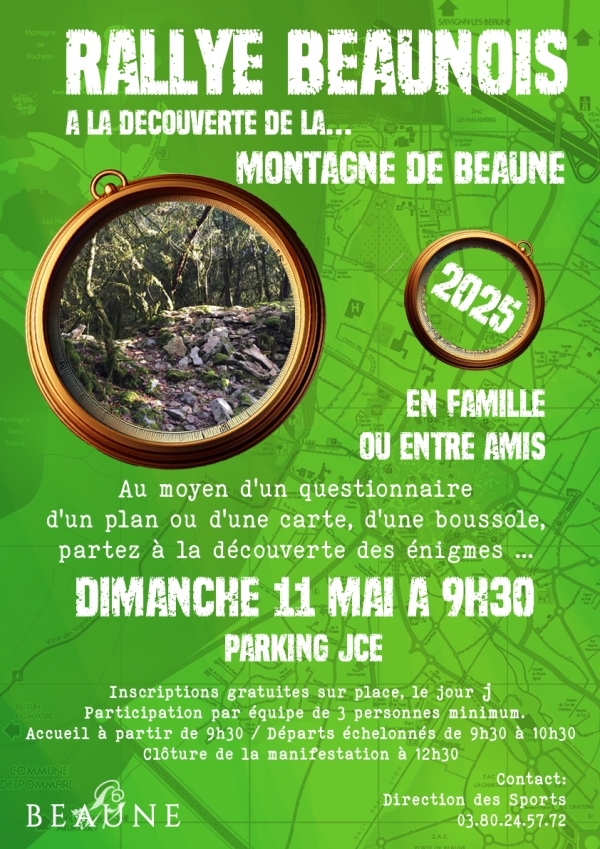 Le Rallye Beaunois est de retour ! Une matinée d’aventure à vivre en équipe, ce dimanche 11 mai