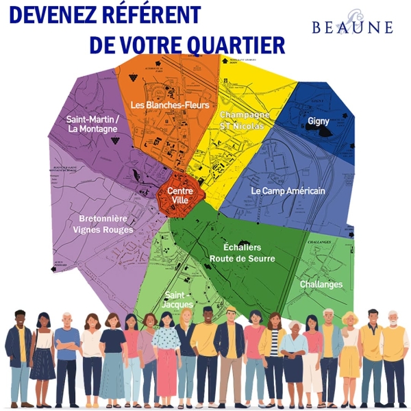 Beaune - La Ville recherche des référents pour représenter et faire vivre les quartiers
