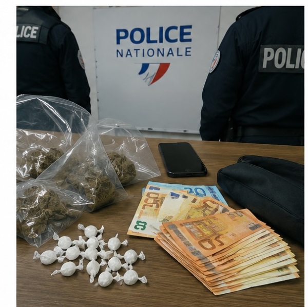 Beaune - Une affaire de stupéfiants démantelée : un couple interpellé avec cocaïne, cannabis et près de 2 000 € en espèces