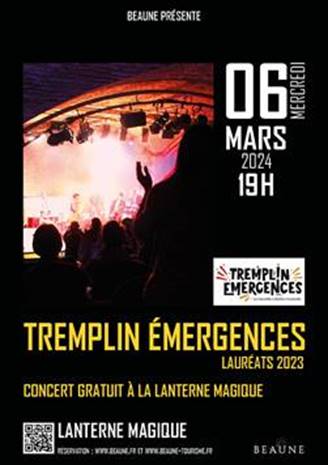 Beaune - Découvrez les lauréats 2023 du Tremplin Emergences sur scène avec un concert gratuit le 6 mars à 19 h à La Lanterne Magique