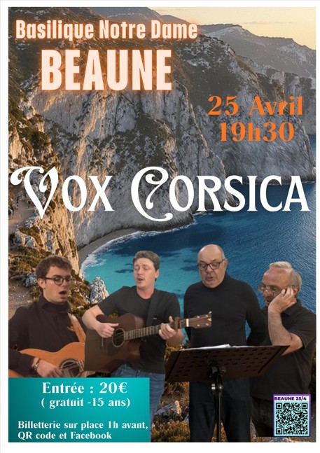 Beaune - Vox Corsica en concert ce samedi : une immersion dans l’âme et les voix de l’île de Beauté
