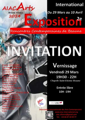 Beaune – Rencontres contemporaines : une exploration artistique mondiale du 29 mars au 10 avril 