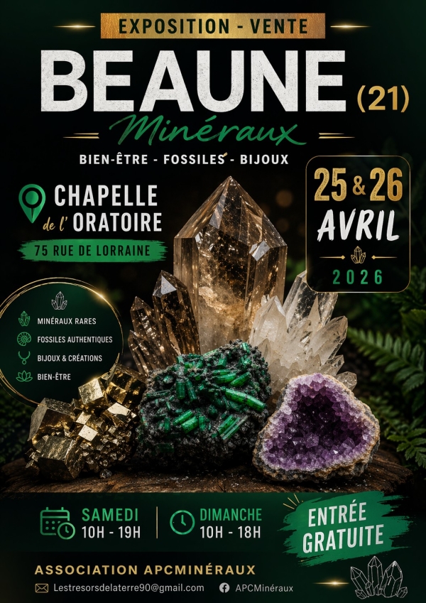 Beaune - Un week-end dédié aux minéraux et au bien-être à la Chapelle de l’Oratoire