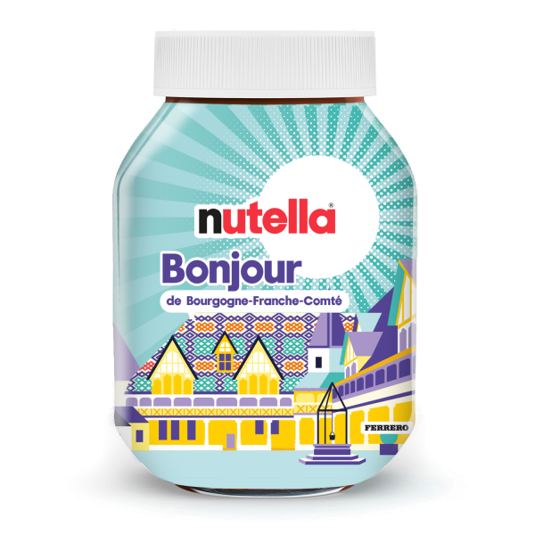 Nutella® met à l’honneur la région Bourgogne-Franche-Comté à travers une édition collector