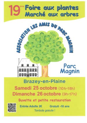 Brazey-en-Plaine - 19ᵉ Foire aux plantes du Parc Magnin ce week-end