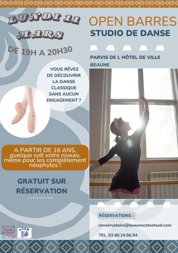 Beaune Côte et Sud - Plongez dans l'univers enchanté de la danse classique avec le Conservatoire de Danse pour une soirée exceptionnelle !