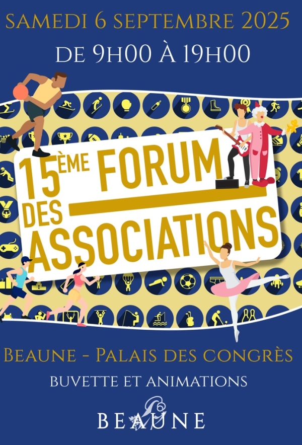 Beaune - Rendez-vous le 6 septembre pour le 15ᵉ Forum des Associations au Palais des Congrès