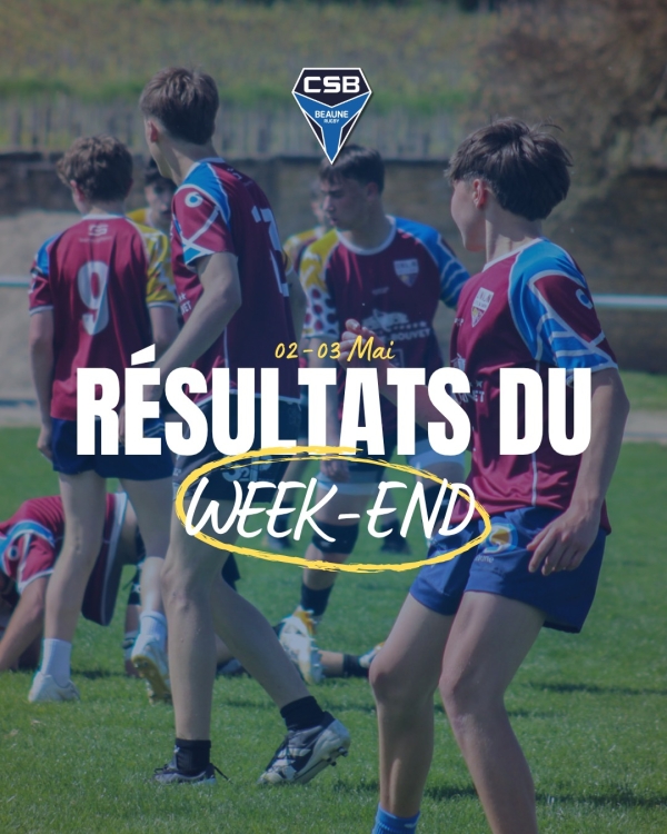 Rugby - CS Beaune : un week-end engagé pour les jeunes