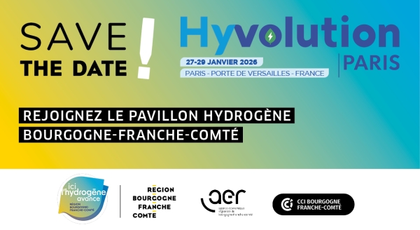 La Bourgogne-Franche-Comté expose  au salon Hyvolution Paris 2026, fin janvier
