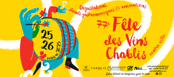 La Fête des Vins de Chablis revient les 25 et 26 octobre