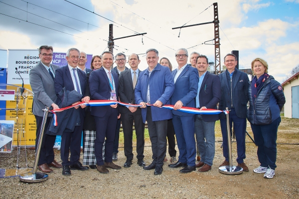 Gare de Chagny - Clap de fin des travaux de modernisation de la ligne Nevers-Dijon