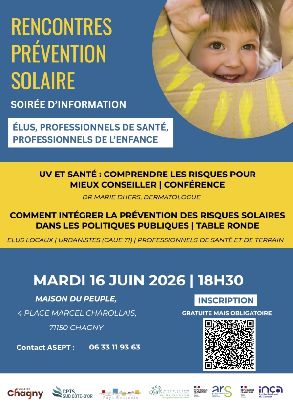 Chagny accueille les Rencontres de la Prévention Solaire en Bourgogne le 16 juin