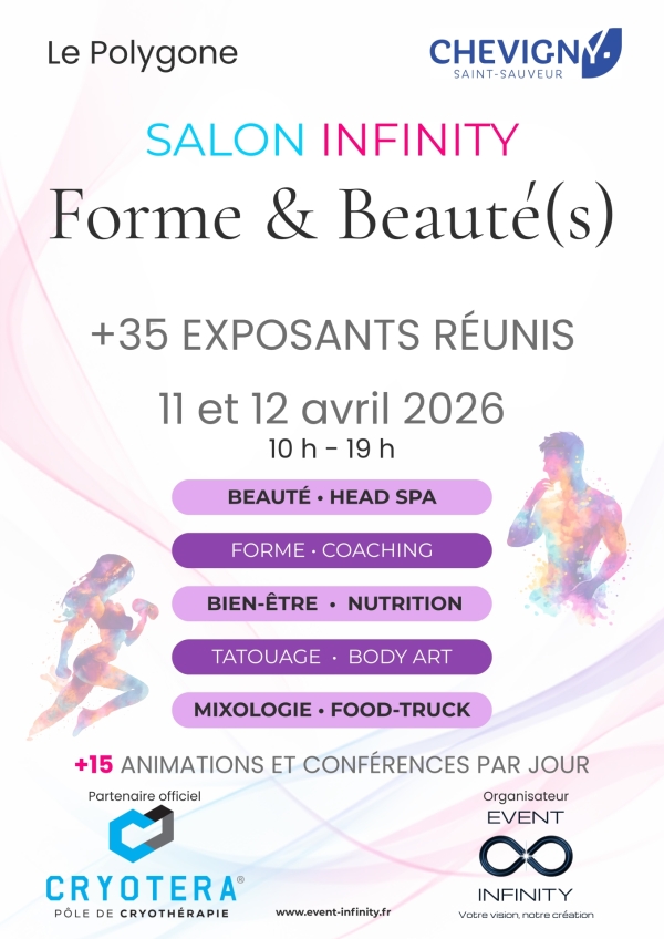 Chevigny-Saint-Sauveur - Salon Infinity Forme et Beauté(s) : plongez dans l’univers de la forme, du bien-être et de l’art corporel
