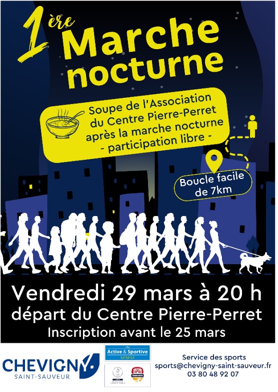 Une 1re marche nocturne à Chevigny pour découvrir la ville de nuit et encourager les mobilités douces